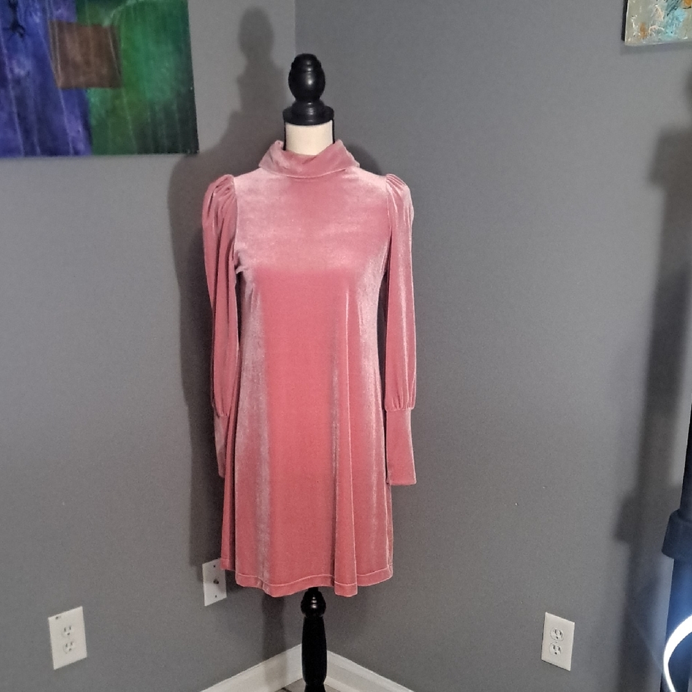 Corey Lynn Calter Long Sleeved Pink Dress
